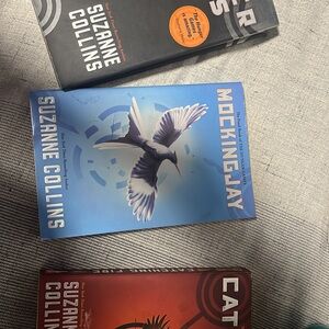 Hunger games, mocking Jay and catching fire by Suzanne Collins